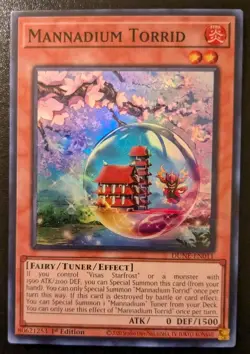 Mannadium Torrid DUNE-EN011 1st Edition Super Rare Duelist Nexus Yu-Gi-Oh! TCG - Image 1