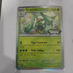 Pokemon Perfect Order Prerelease Staff Promo 4 Cards Sealed Set - Image 1