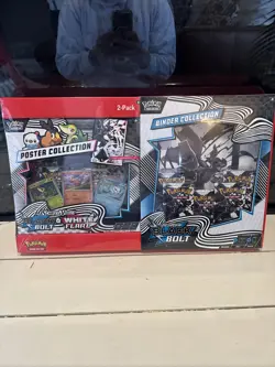 Sam’s Club Pokemon Black Bolt and White Flare Binder And Poster Bundle! - Image 1