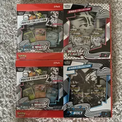 Sam’s Club Pokemon Black Bolt and White Flare Binder And Poster Bundles - Image 1