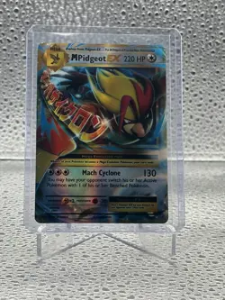 2016 Pokemon TCG Mega-Pidgeot-EX Evolutions Holo Full Art Ultra Rare Card 65/108 - Image 1