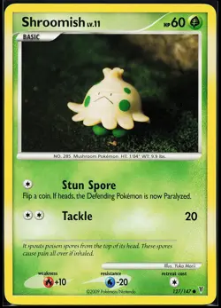 Shroomish 127/147 Common Supreme Victors Pokemon Card - Image 1