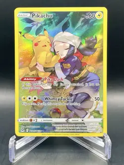 Pikachu TG05/TG30 Lost Origin Trainer Gallery Ultra Rare Holo Pokemon Card NM/M - Image 1