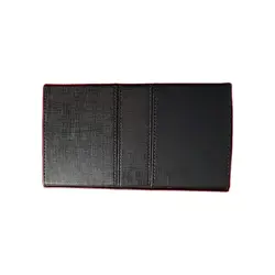 Magic The Gathering Card Storage Box Black With Black Stitching Open Box - Image 3