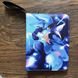 Card Binder for Pokemon Cards Holder Fits 400 Cards Lucario - Image 1