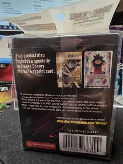 Dragon Ball Super Card Game Fusion World Official Card Case 01 Goku E01-01 Set - Image 4