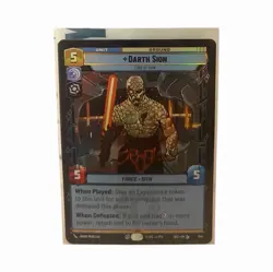 Star Wars Unlimited Darth Sion Foil Unit SEC-EN Card 545 - Image 1