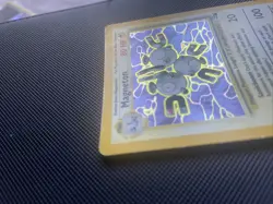 Magneton – 11/62 – Fossil Set – Pokemon Card - Holo Rare – WOTC Vintage - MP - Image 3