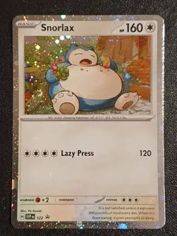 Snorlax SVP 122 Cosmos Holo Black Star Promo Pokemon Card NM Pokemon TCG - Image 1