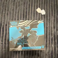 Pokemon Scarlet & Violet Black Bolt Elite Trainer Box Zekrom Trading Card Game - Image 1