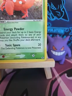 Parasect 43/112 Reverse Holo - EX FireRed & LeafGreen - Yuka Morii Pokemon Card - Image 4