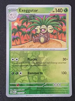 Pokemon Card Exeggutor Scarlet & Violet 151 Reverse Holo 103/165 Near Mint - Image 1