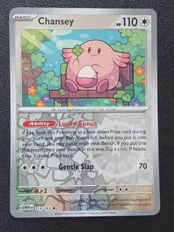 Pokemon Card Chansey Pokemon 151 Reverse Holo Rare 113/165 Near Mint - Image 1