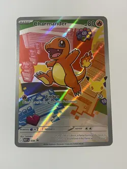 Pokemon Charmander 30th Anniversary First Partner Promo Card 30th-P-002 - Image 1