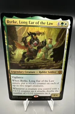 Byrke, Long Ear of the Law Bloomburrow Foil - Image 1