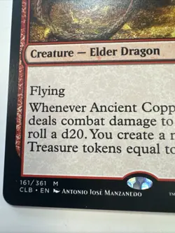 Ancient Copper Dragon 161/361 LP MTG Battle For Baldur's Gate Magic - Image 4