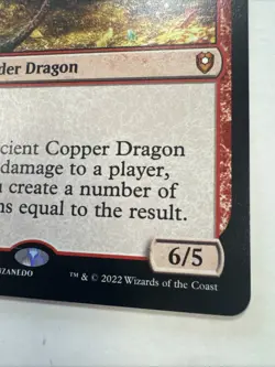 Ancient Copper Dragon 161/361 LP MTG Battle For Baldur's Gate Magic - Image 5
