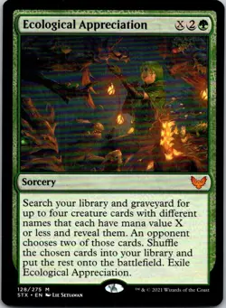Magic the Gathering Ecological Appreciation Strixhaven: School of Mages MTG - Image 1