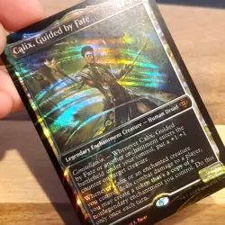 1x Calix, Guided by Fate, Halo Foil, March Aftermath, Magic MTG NM / LP 001 - Image 3