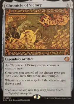 Chronicle of Victory - MTG Lorwyn Eclipsed - NM/M Ships Double Sleeved+Tracking - Image 1