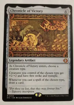 Chronicle of Victory - MTG Lorwyn Eclipsed - NM/M Ships Double Sleeved+Tracking - Image 4