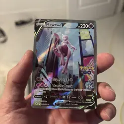 Mewtwo V (Alternate Full Art) 072/078 Pokemon GO Holo - Image 1