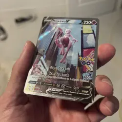 Mewtwo V (Alternate Full Art) 072/078 Pokemon GO Holo - Image 2