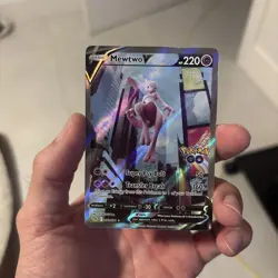 Mewtwo V (Alternate Full Art) 072/078 Pokemon GO Holo - Image 3
