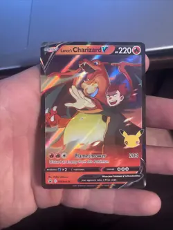Pokemon TCG Lance's Charizard v SWSH133 Promo Card - Image 1