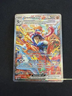 Pokemon Twilight Masquerade Greninja EX 214/167 Full Art - Image 1