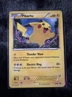 Pokemon Pikachu TCG XY89 Black Star Promo Holo Card - Image 1
