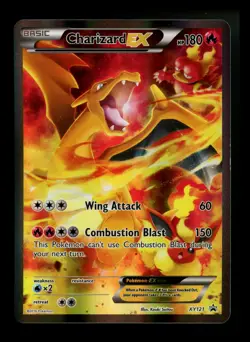 Charizard EX XY121 Black Star Promo 2016 Holo Rare XY Full Art Pokemon Card TCG - Image 1