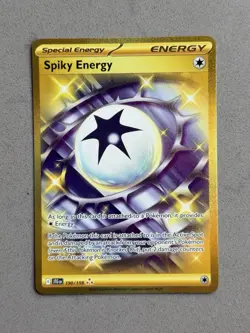 Pokemon Spiky Energy 190/159 Journey Together Gold Hyper Rare Holo NM - Image 3