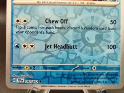 SHARPEDO 043/162 - Temporal Forces Reverse Holo - Pokemon TCG - NM - Image 3