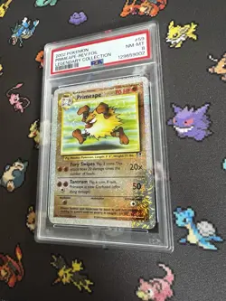Primeape 59/110 Legendary Collection Reverse Holo PSA 8 Pokemon TCG - Image 4
