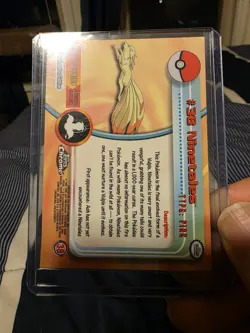 2000 Topps Chrome Pokemon: Ninetales #38 - NM - Image 2