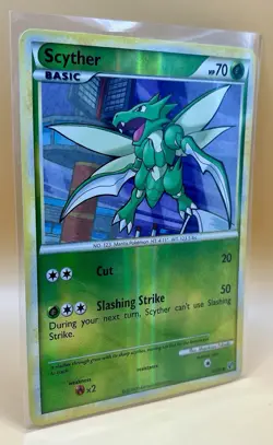 Scyther 65/90 – Undaunted (Reverse Holo) - LP+ - 2010 Pokemon TCG - Image 5