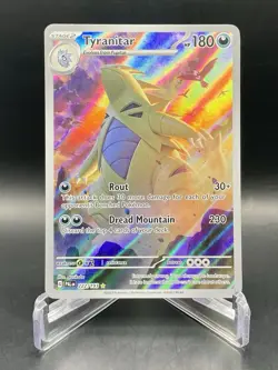 Tyranitar 222/193 Paldea Evolved Illustration Rare Full Art Holo Pokemon NM/M - Image 1