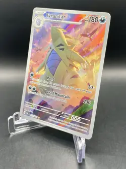 Tyranitar 222/193 Paldea Evolved Illustration Rare Full Art Holo Pokemon NM/M - Image 2