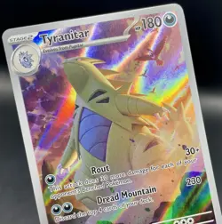 Tyranitar 222/193 Paldea Evolved Illustration Rare Full Art Holo Pokemon NM/M - Image 5