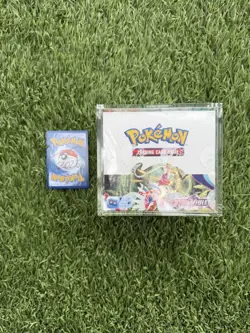 Pokemon Scarlet And Violet Base Booster Box - Sealed with Acrylic - Image 1