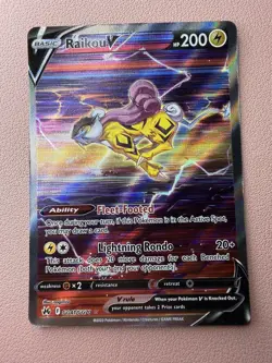 Pokemon TCG Lot of 3 - Crown Zenith - Suicune, Entei, Raikou V Legendary Dogs - Image 2