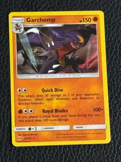 Garchomp 62/131 SM Forbidden Light Holo Pokemon TCG - Image 1