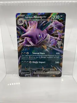 Pokemon 2025 Team Rocket's Nidoking ex 119/182 Destined Rivals - DRI EN Holo - Image 1