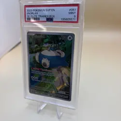 2023 POKEMON SVP EN-SV BLACK STAR PROMO 151 ELITE TRAINER BOX #051 SNORLAX PSA 9 - Image 5