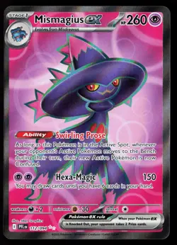 Mismagius ex 112/094 Ultra Rare Phantasmal Flames Pokemon Near Mint - Image 1