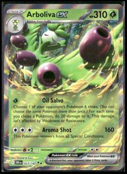 Arboliva ex - 023/182 Destined Rivals (DRI) Double Rare Holo Pokemon TCG - Image 1