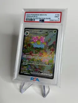 Pokemon 2023 Venusaur ex 198/165 Full Art SIR Scarlet & Violet 151 PSA 9 - Image 1