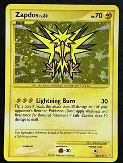 Pokemon Zapdos Secret Rare - Supreme Victors - 150/147 NM - Image 1