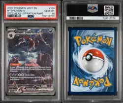 Pokemon Hydreigon ex Sv: White Flare Special Illustration Rare 169/086 PSA 10 - Image 3